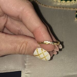 🔹️Moissanite🔹️Eternity Band💍 14kt RG Over 925 Sterling Silver Sz 7 Etsy ✨NEW✨